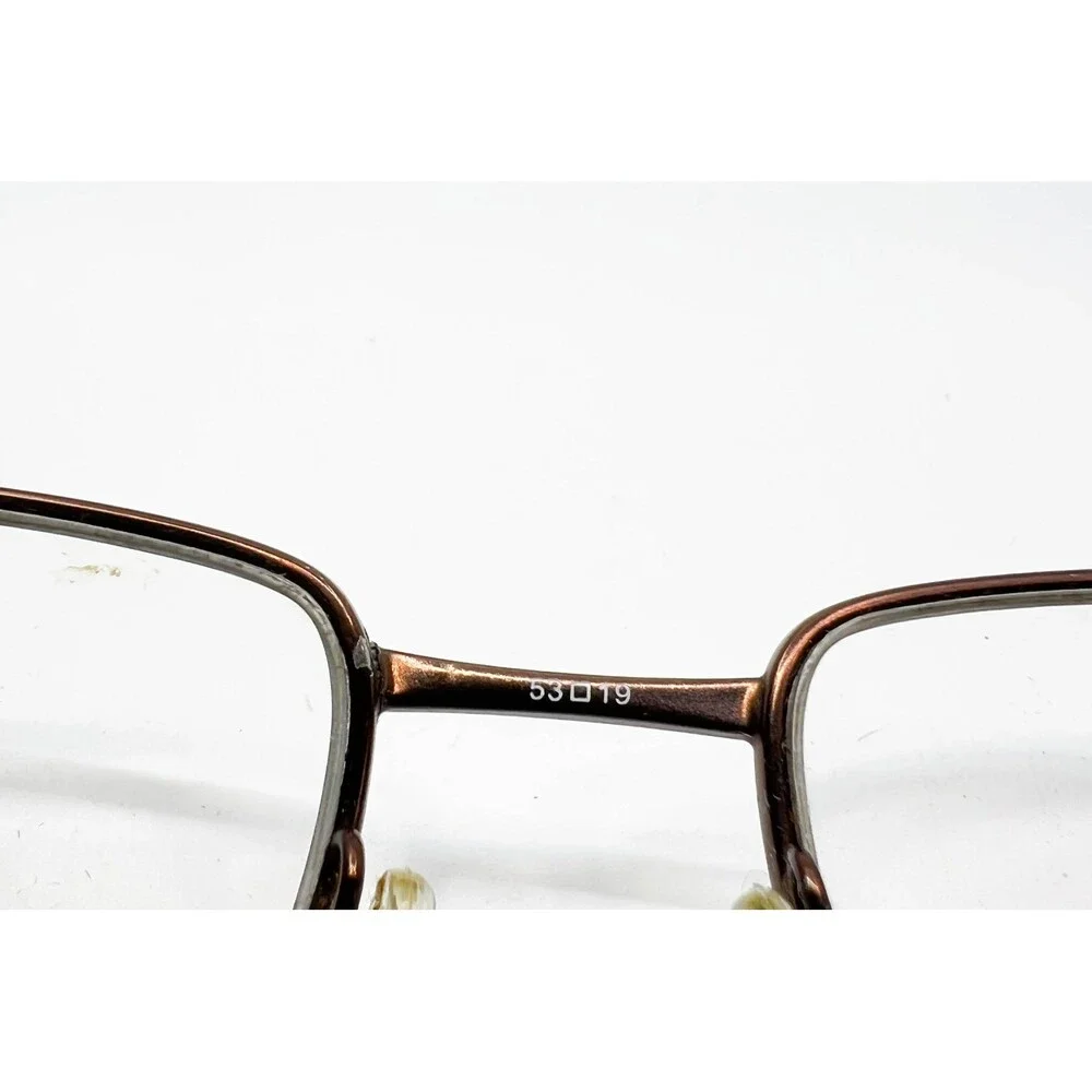 Colours by Alexander Julian Eyeglasses Mens Brown Rectangular Half Rim 53-19
